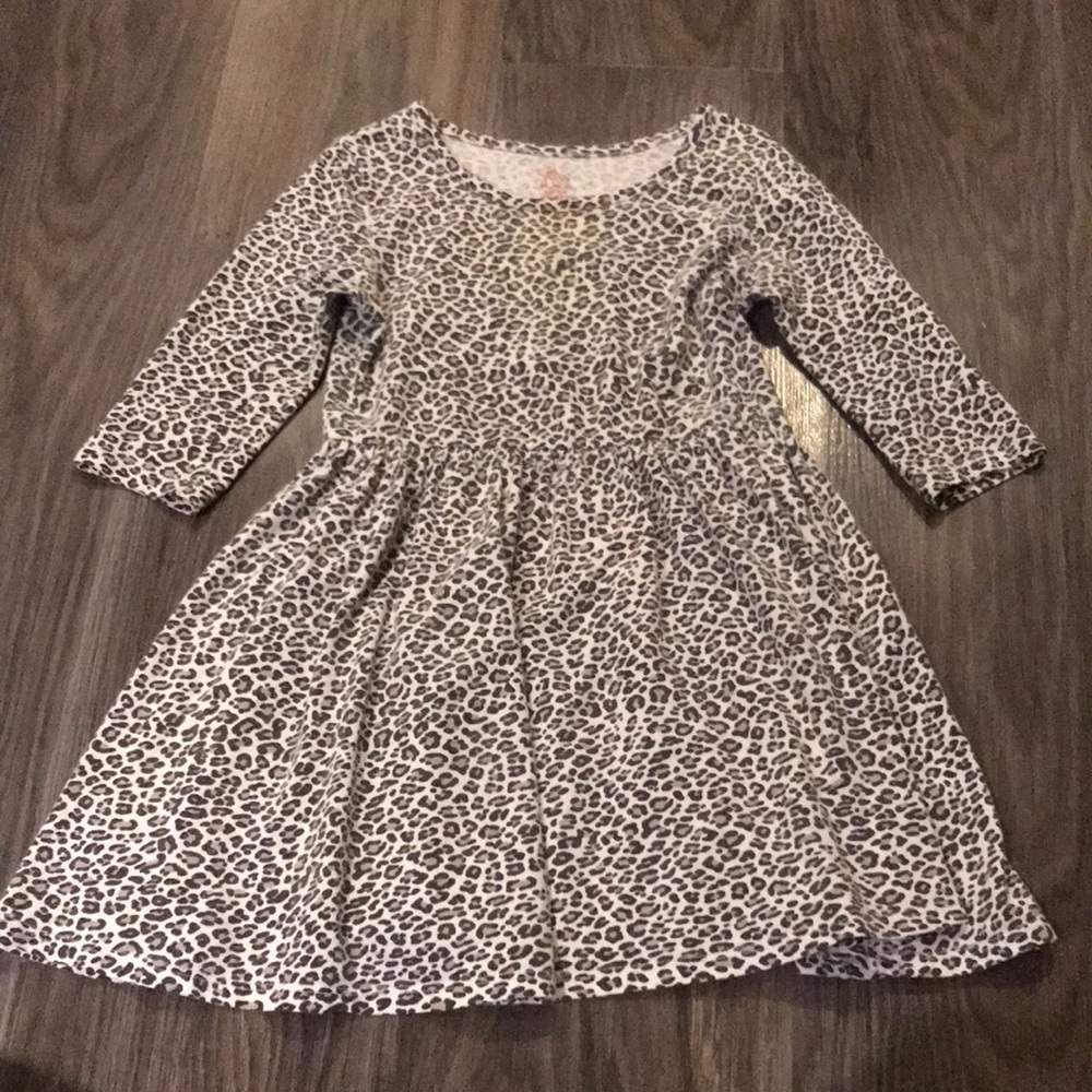 The Children’s Place Leopard Print Cotton Dress